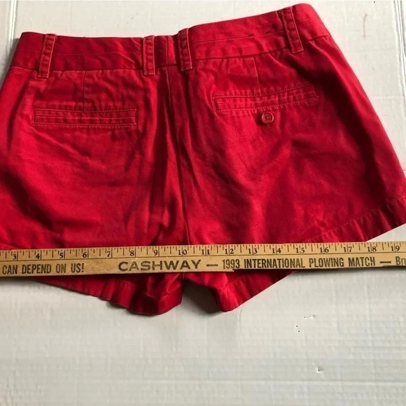 JCREW Chino Red  Shorts - Picture 9 of 11